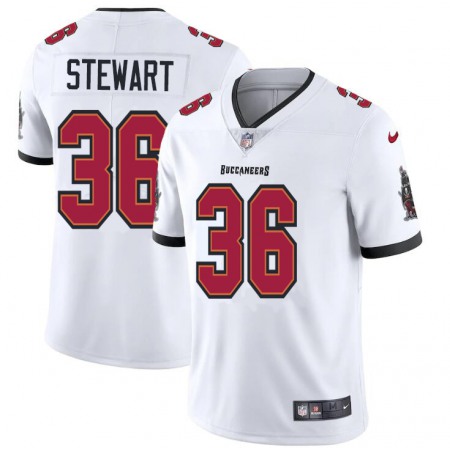 Tampa Bay Buccaneers #36 M.J. Stewart Youth Nike White Vapor Limited Jersey