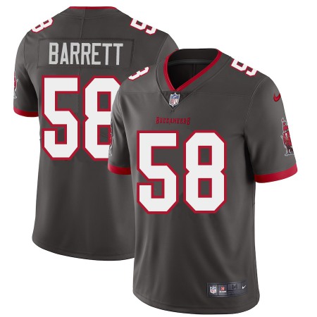 Tampa Bay Buccaneers #58 Shaquil Barrett Youth Nike Pewter Alternate Vapor Limited Jersey