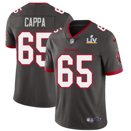 Tampa Bay Buccaneers #65 Alex Cappa Youth Super Bowl LV Bound Nike Pewter Alternate Vapor Limited Jersey