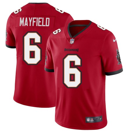 Tampa Bay Buccaneers #6 Baker Mayfield Youth Nike Red Vapor Limited Jersey