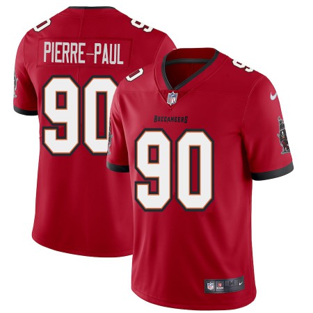 Tampa Bay Buccaneers #90 Jason Pierre-Paul Youth Nike Red Vapor Limited Jersey