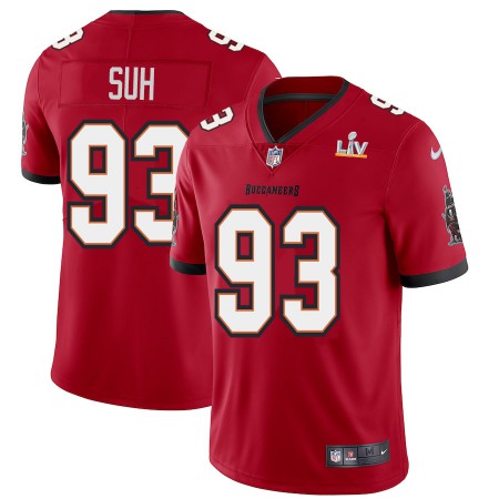 Tampa Bay Buccaneers #93 Ndamukong Suh Youth Super Bowl LV Bound Nike Red Vapor Limited Jersey