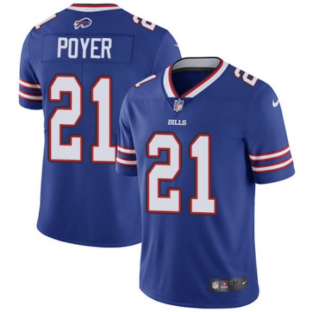 Nike Bills #21 Jordan Poyer Royal Blue Team Color Youth Stitched NFL Vapor Untouchable Limited Jersey