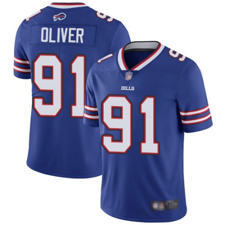 Nike Bills #91 Ed Oliver Royal Blue Team Color Youth Stitched NFL Vapor Untouchable Limited Jersey