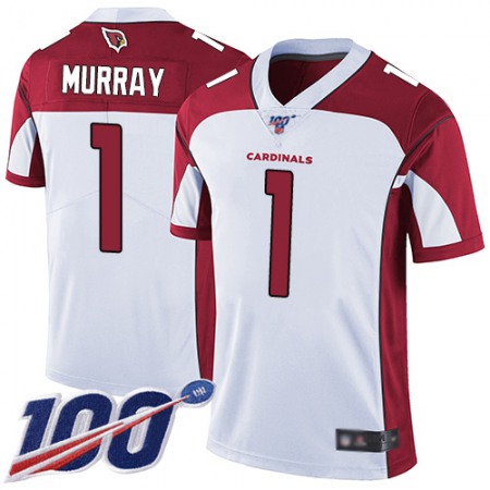 Nike Cardinals #1 Kyler Murray White Youth Stitched NFL 100th Season Vapor Limited Jersey
