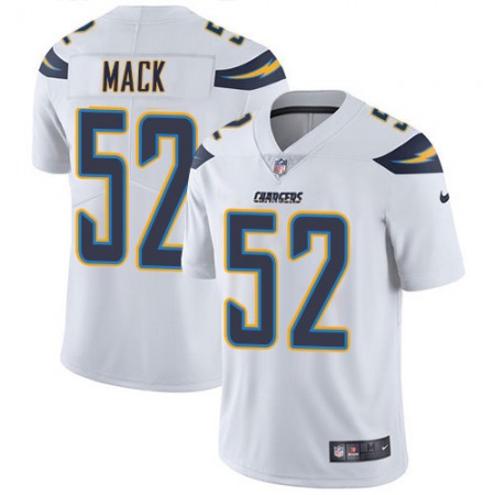 Nike Chargers #52 Khalil Mack White Youth Stitched NFL Vapor Untouchable Limited Jersey