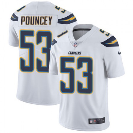 Nike Chargers #53 Mike Pouncey White Youth Stitched NFL Vapor Untouchable Limited Jersey