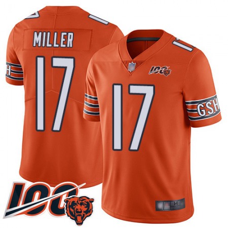 Nike Bears #17 Anthony Miller Orange Youth Stitched NFL Limited Rush 100th Season Jersey