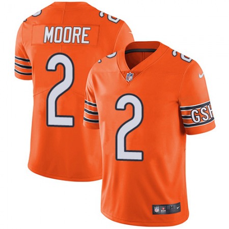 Nike Bears #2 D.J. Moore Orange Youth Stitched NFL Limited Rush Jersey
