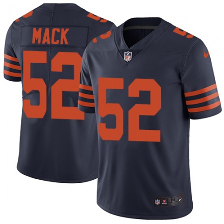 Nike Bears #52 Khalil Mack Navy Blue Alternate Youth Stitched NFL Vapor Untouchable Limited Jersey