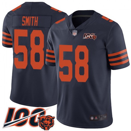 Nike Bears #58 Roquan Smith Navy Blue Alternate Youth Stitched NFL 100th Season Vapor Limited Jersey