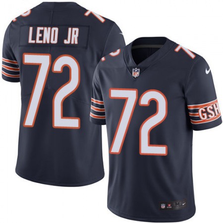 Nike Bears #72 Charles Leno Jr Navy Blue Team Color Youth Stitched NFL Vapor Untouchable Limited Jersey