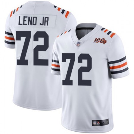 Nike Bears #72 Charles Leno Jr White Alternate Youth Stitched NFL Vapor Untouchable Limited 100th Season Jersey