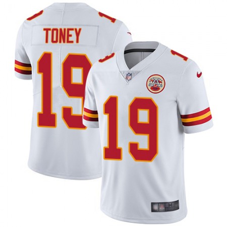 Nike Chiefs #19 Kadarius Toney White Youth Stitched NFL Vapor Untouchable Limited Jersey