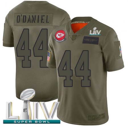 Nike Chiefs #44 Dorian O'Daniel Camo Super Bowl LIV 2020 Youth Stitched NFL Limited 2019 Salute To Service Jersey