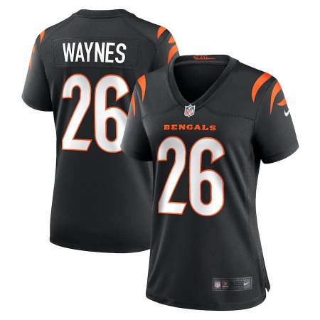 Cincinnati Bengals #26 Trae Waynes Black Nike Women's Game Jersey