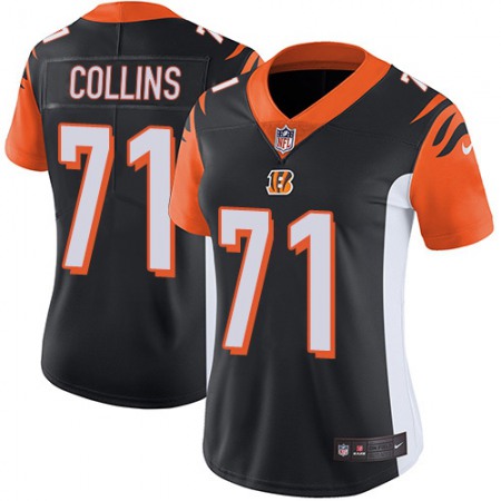 Nike Bengals #71 La'el Collins Black Team Color Women's Stitched NFL Vapor Untouchable Limited Jersey