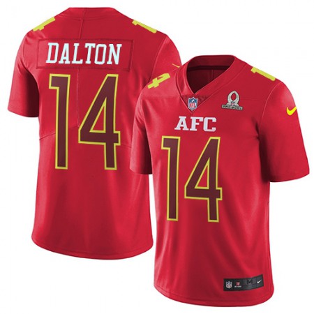 Nike Bengals #14 Andy Dalton Red Youth Stitched NFL Limited AFC 2017 Pro Bowl Jersey
