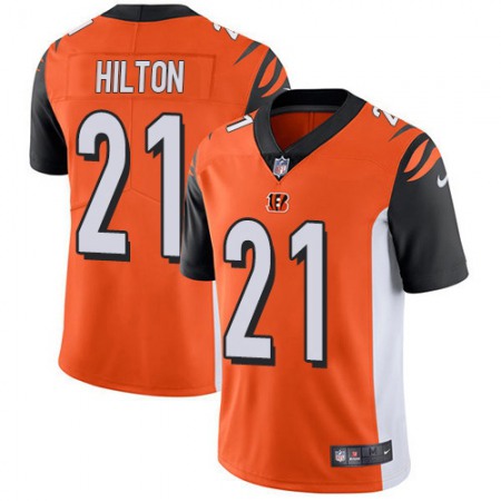 Nike Bengals #21 Mike Hilton Orange Alternate Youth Stitched NFL Vapor Untouchable Limited Jersey