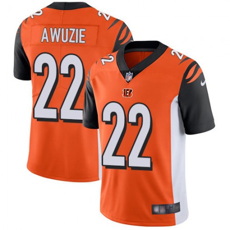 Nike Bengals #22 Chidobe Awuzie Orange Alternate Youth Stitched NFL Vapor Untouchable Limited Jersey