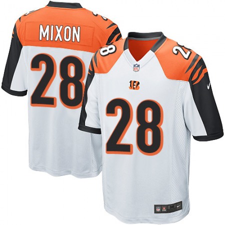 Nike Bengals #28 Joe Mixon White Youth Stitched NFL Elite Jersey