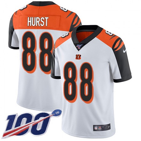 Nike Bengals #88 Hayden Hurst White Youth Stitched NFL 100th Season Vapor Untouchable Limited Jersey