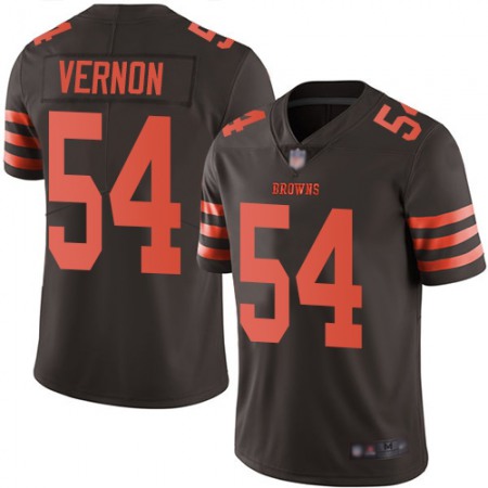 Nike Browns #54 Olivier Vernon Brown Youth Stitched NFL Limited Rush Jersey