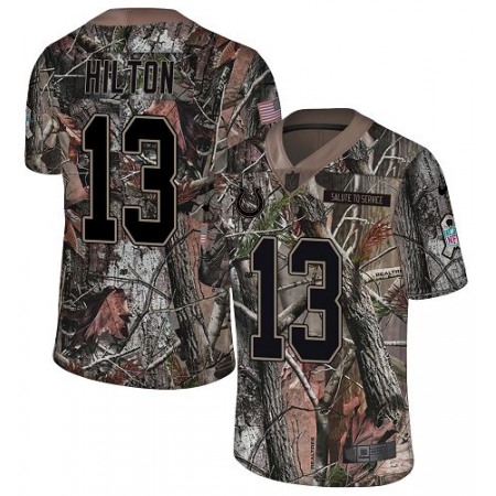 Nike Colts #13 T.Y. Hilton Camo Youth Stitched NFL Limited Rush Realtree Jersey