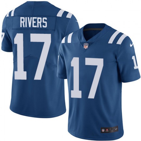 Nike Colts #17 Philip Rivers Royal Blue Team Color Youth Stitched NFL Vapor Untouchable Limited Jersey