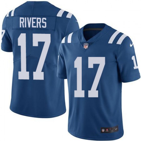 Nike Colts #17 Philip Rivers Royal Blue Youth Stitched NFL Limited Rush Jersey