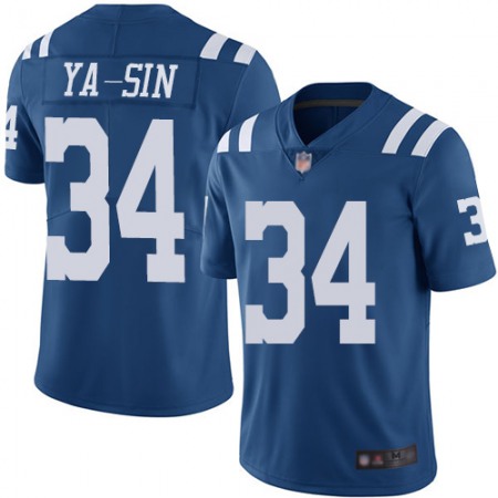 Nike Colts #34 Rock Ya-Sin Royal Blue Youth Stitched NFL Limited Rush Jersey