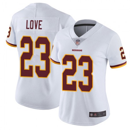 Nike Commanders #23 Bryce Love White Women's Stitched NFL Vapor Untouchable Limited Jersey