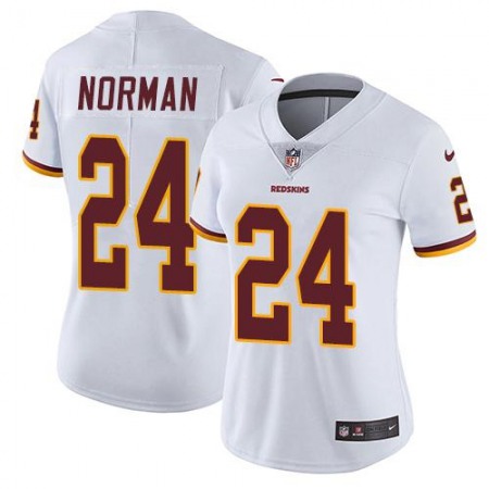 Nike Commanders #24 Josh Norman White Women's Stitched NFL Vapor Untouchable Limited Jersey