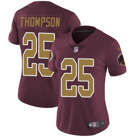 Nike Commanders #25 Chris Thompson Burgundy Red Alternate Women's Stitched NFL Vapor Untouchable Limited Jersey