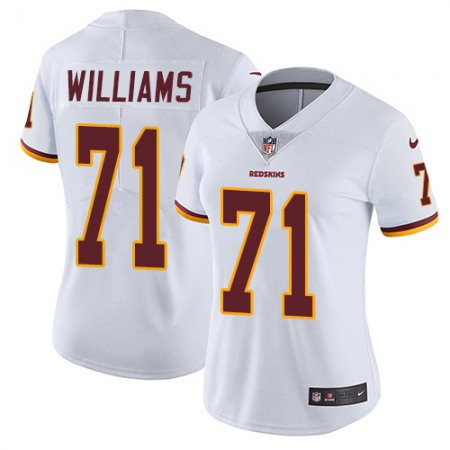 Nike Commanders #71 Trent Williams White Women's Stitched NFL Vapor Untouchable Limited Jersey