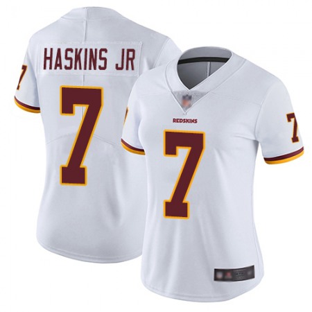 Nike Commanders #7 Dwayne Haskins Jr White Women's Stitched NFL Vapor Untouchable Limited Jersey