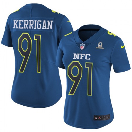 Nike Commanders #91 Ryan Kerrigan Navy Women's Stitched NFL Limited NFC 2017 Pro Bowl Jersey