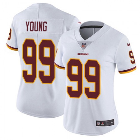 Nike Commanders #99 Chase Young White Women's Stitched NFL Vapor Untouchable Limited Jersey