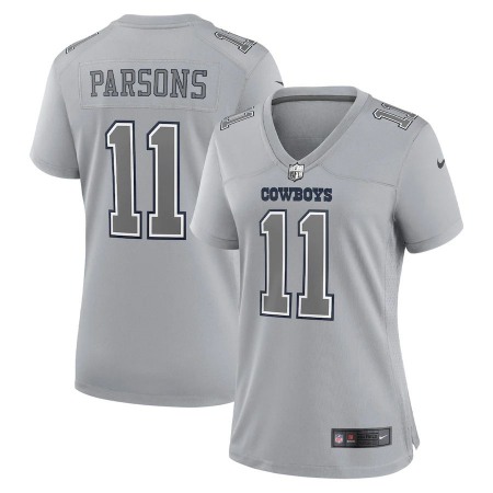 Dallas Cowboys #11 Micah Parsons Nike Women's Gray Atmosphere Fashion Game Jersey