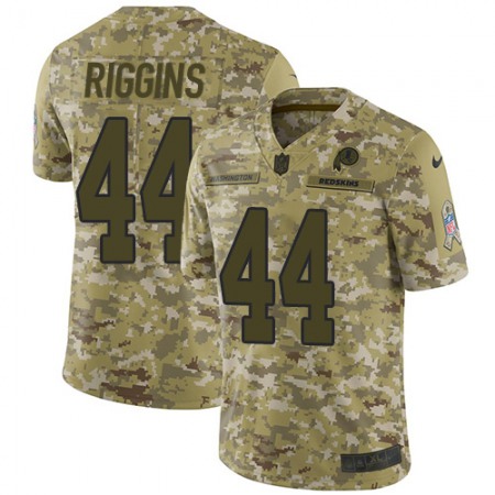 Nike Commanders #44 John Riggins Camo Youth Stitched NFL Limited 2018 Salute to Service Jersey