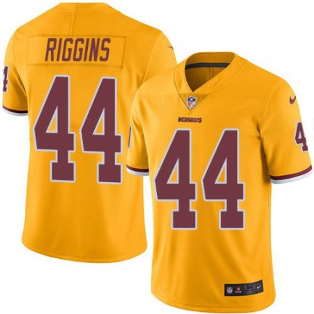 Nike Commanders #44 John Riggins Gold Youth Stitched NFL Limited Rush Jersey