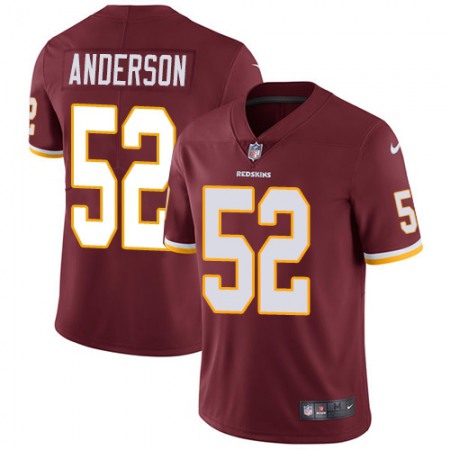 Nike Commanders #52 Ryan Anderson Burgundy Red Team Color Youth Stitched NFL Vapor Untouchable Limited Jersey