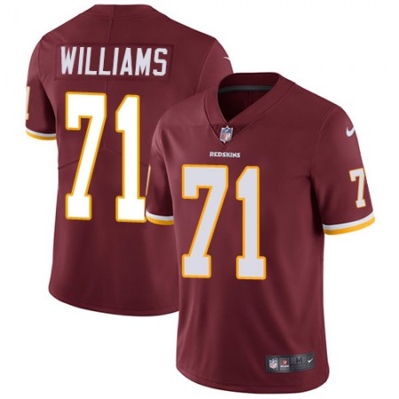Nike Commanders #71 Trent Williams Burgundy Red Team Color Youth Stitched NFL Vapor Untouchable Limited Jersey