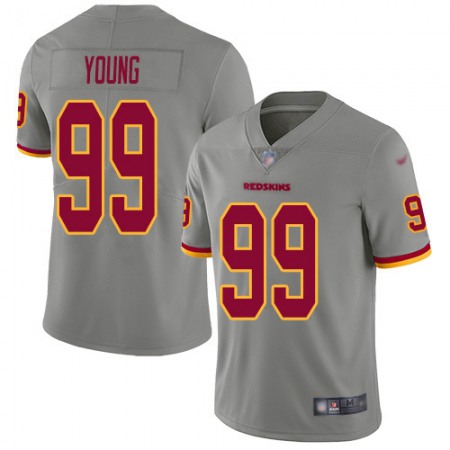 Nike Commanders #99 Chase Young Gray Youth Stitched NFL Limited Inverted Legend Jersey