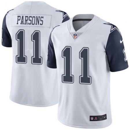 Nike Cowboys #11 Micah Parsons White Youth Stitched NFL Limited Rush Jersey