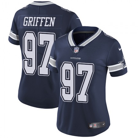 Nike Cowboys #97 Everson Griffen Navy Blue Team Color Women's Stitched NFL Vapor Untouchable Limited Jersey