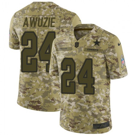 Nike Cowboys #24 Chidobe Awuzie Camo Youth Stitched NFL Limited 2018 Salute to Service Jersey