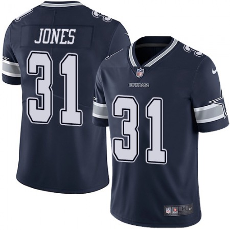 Nike Cowboys #31 Byron Jones Navy Blue Team Color Youth Stitched NFL Vapor Untouchable Limited Jersey