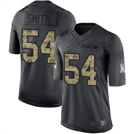 Nike Cowboys #54 Jaylon Smith Black Youth Stitched NFL Limited 2016 Salute to Service Jersey