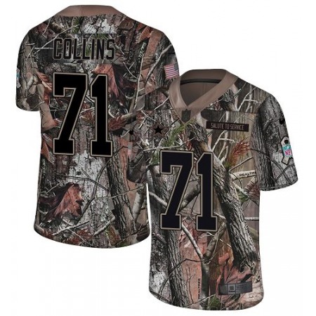 Nike Cowboys #71 La'el Collins Camo Youth Stitched NFL Limited Rush Realtree Jersey